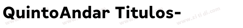QuintoAndar Titulos字体转换